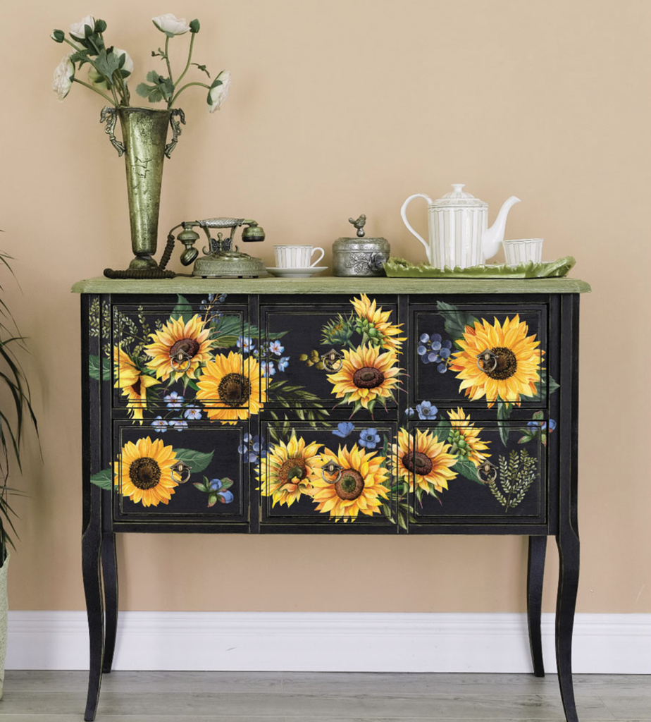 Redesign decor transfers sunflower fields 3 sheets total sheet size 25 1 x 32