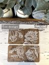Redesign Decor Clear-Cling Stamps - Linear Floral
