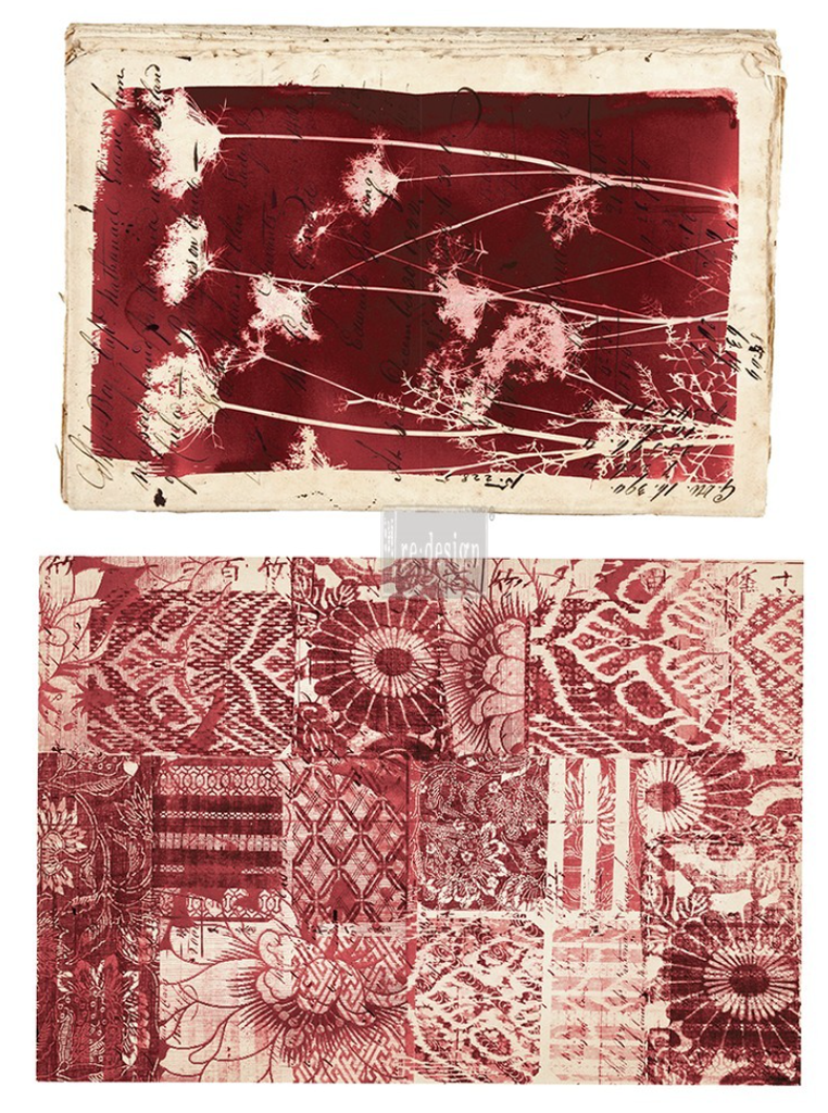 Redesign Décor Transfers® - Botanical Print size 14&quot;x 22&quot; and 15&quot;x 23&quot;