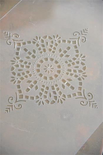 Stencil - filigree motif 6