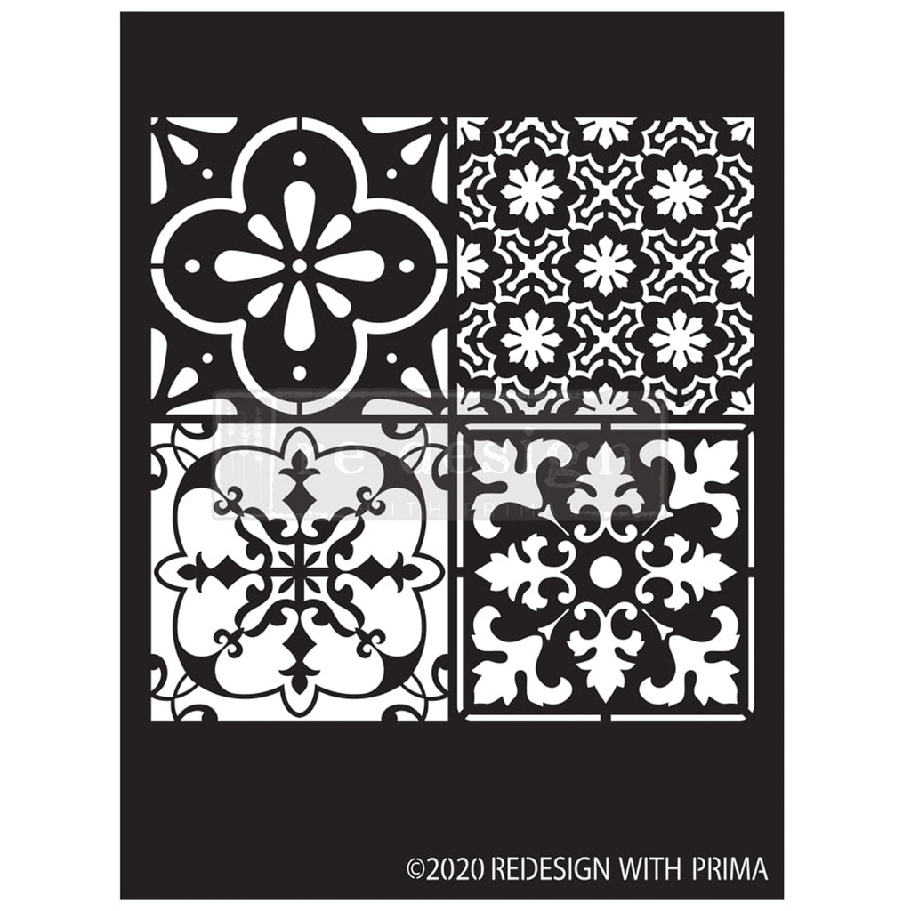 Redesign Decor Stencils® 9x13.5 - Coastal Tile