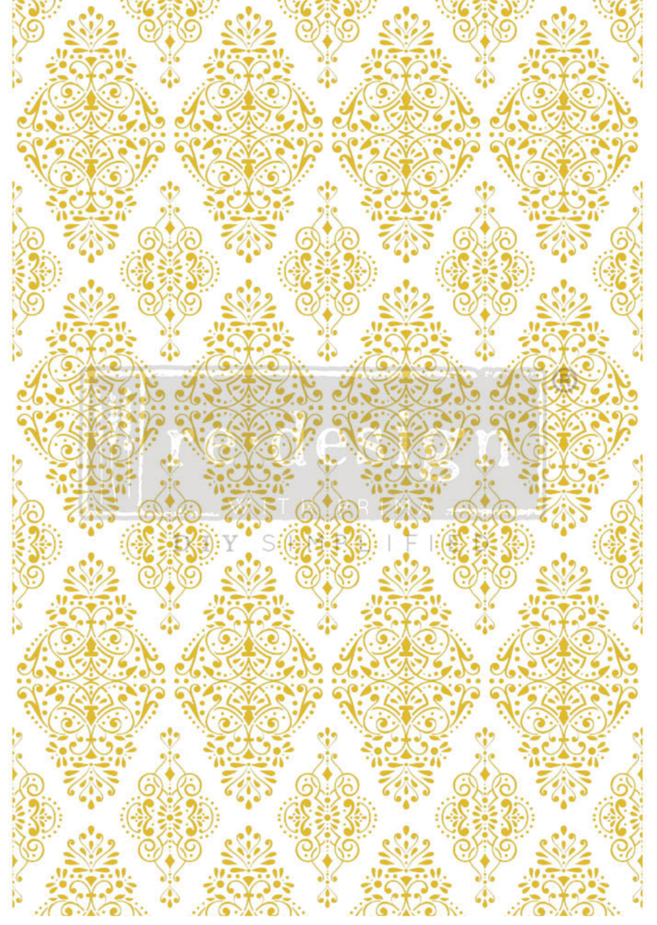 Decor Transfers® - Kacha Gold damask