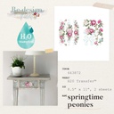 H2O Transfers - Springtime Peonies