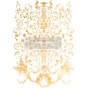 Decor Transfers® Gold Foil Kacha - Manor Swirls