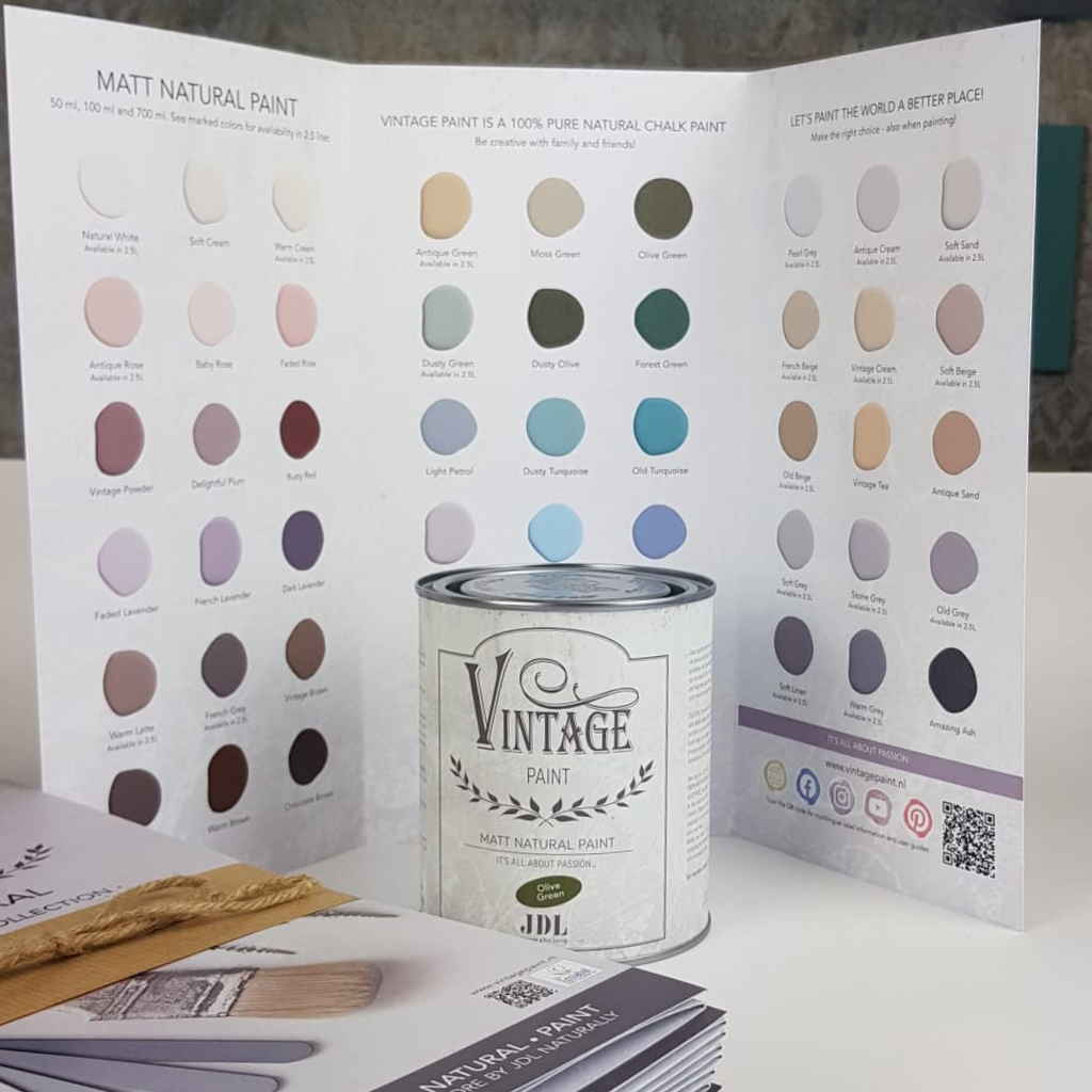 Color Chart Vintage Paint