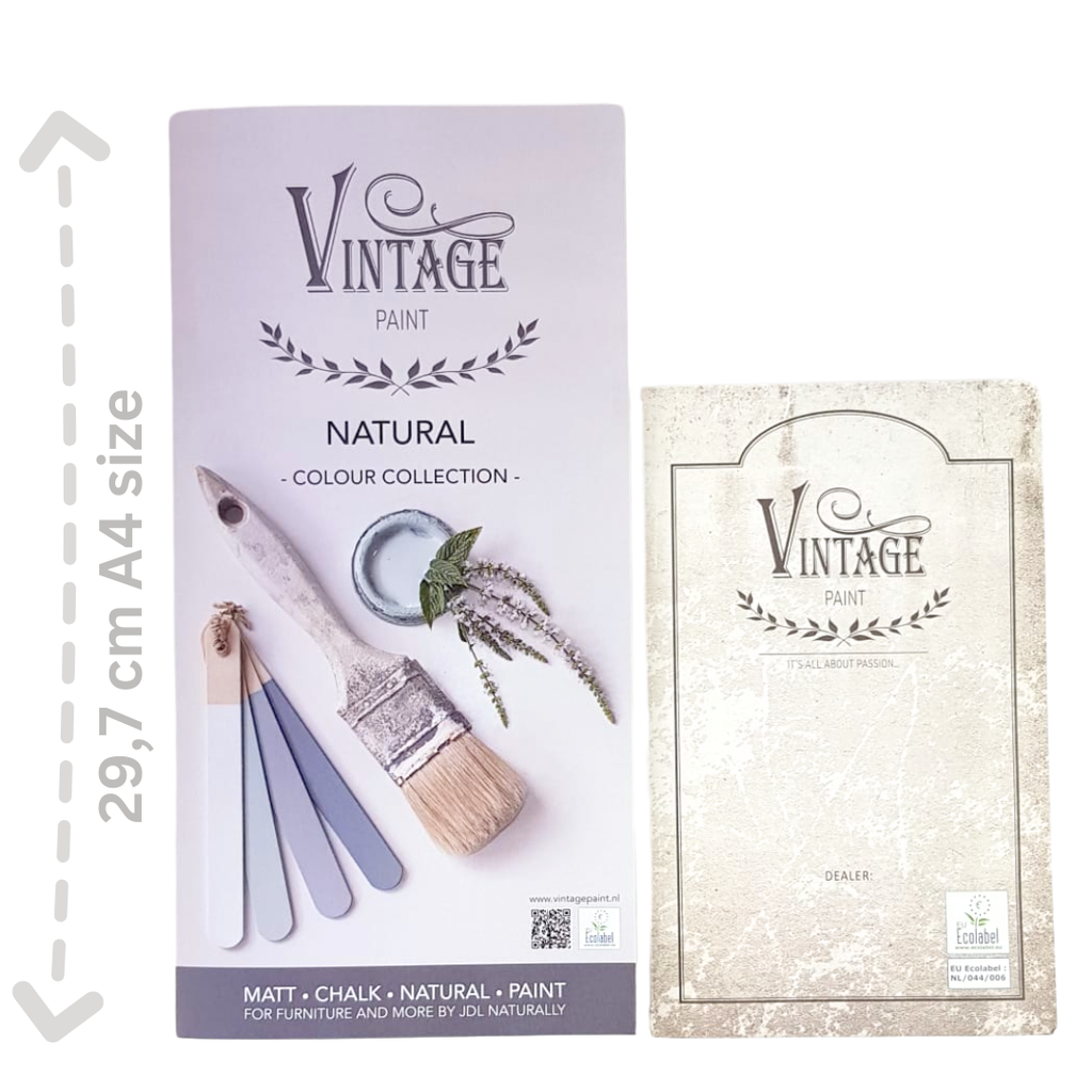 Digital printed Color Chart / colour chart Vintage Paint / Color Card  69 colours