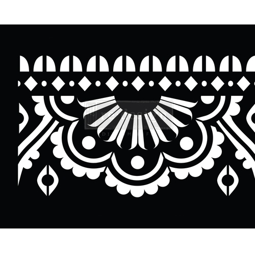 Stick &amp;amp; Style - Mendhi Border - 1 roll, 15.24 x 2.7 m