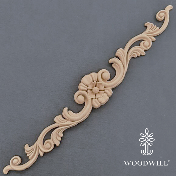 Wood Carving Decorative Center 31 cm x 4,5 cm