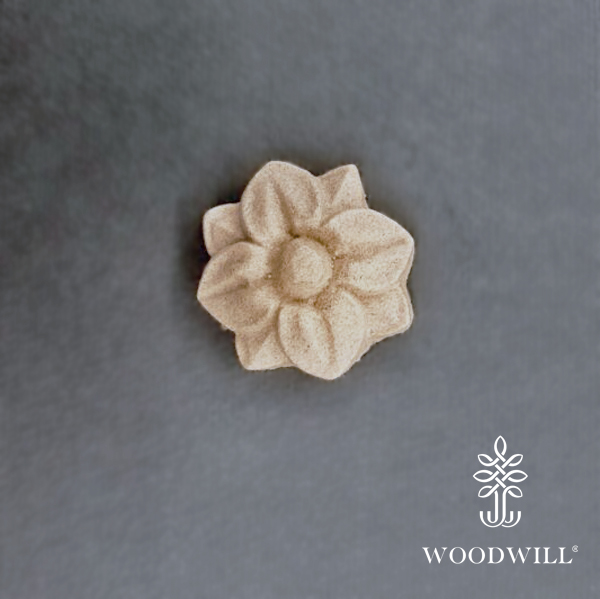 Decorative Flower Rosette 3.8cm