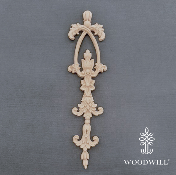 Wood Carved Decorative Furniture Center 24cm X 6cm