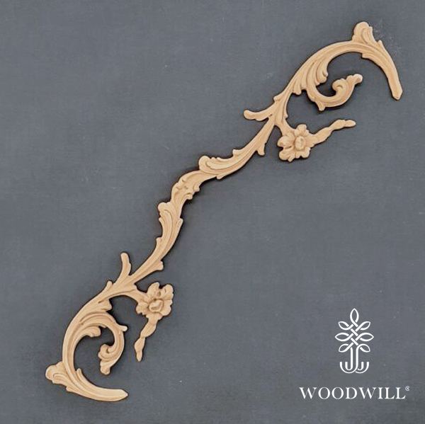 Wood Carving Decorative Center 45cm x 9cm