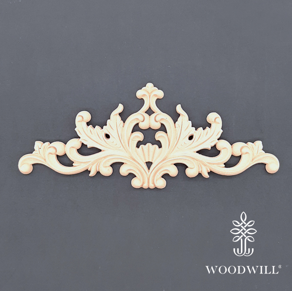 Wood Carving Decorative Center 12cm x 29cm