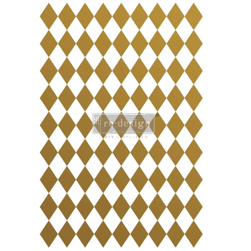 Decor Transfers® - Gold Harlequin