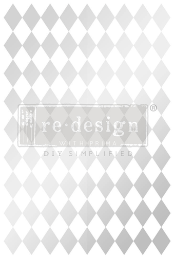 Decor Transfers® - Silver Harlequin