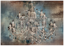 A1 Rice Paper - Moody Chandelier