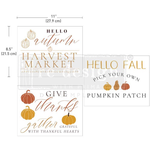 Decor Transfers® 8.5x11 - Fall Festive