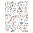 Redesign Décor Transfers® - Delicate Fleur - size 55,88 cm x 76,20 cm Rub-on
