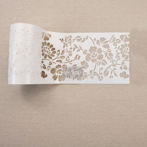 Redesign Stick &amp; Style Stencil Roll 4&quot; 15 yards- Cornelle Garden