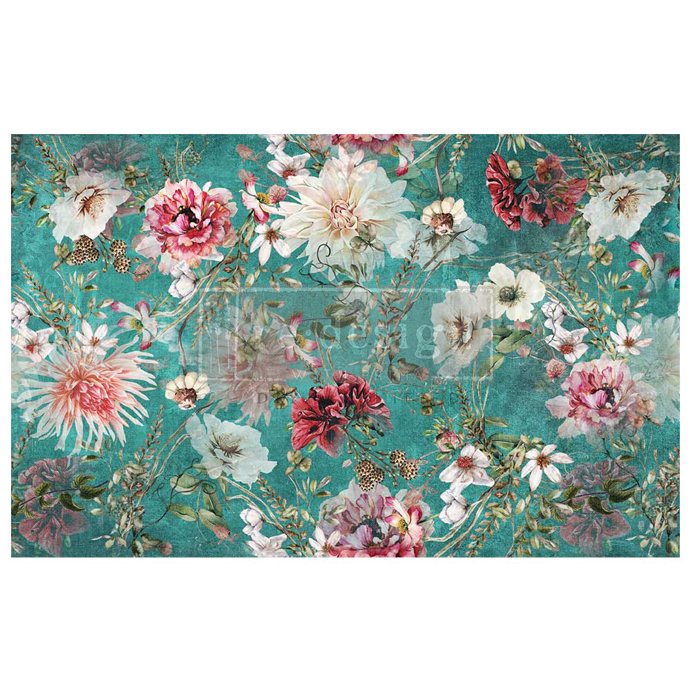 Decoupage Decor Tissue Paper - Discovering Dahlias