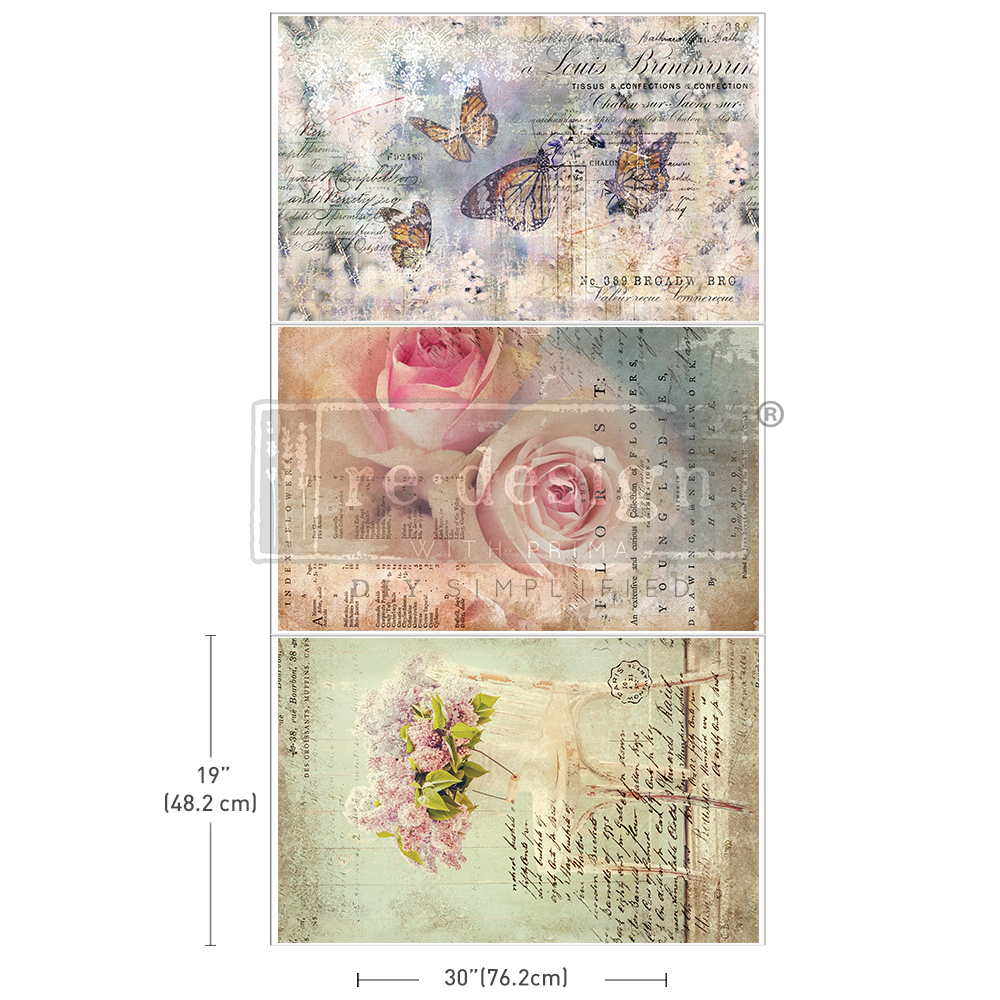 Decoupage Decor Tissue Paper Pack - Dreamy Delights