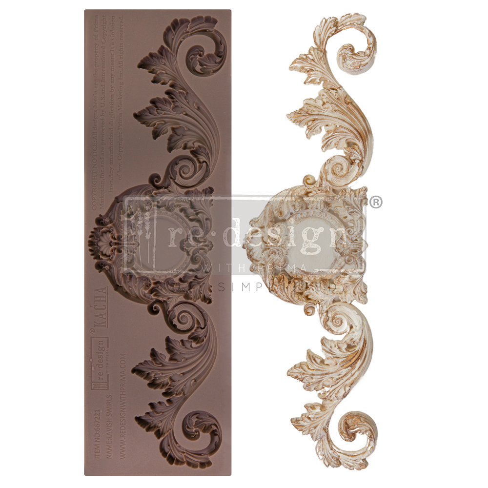 Decor Moulds® Kacha - Lavish Swirls