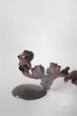 Chocolate Brown 50ml glass jar
