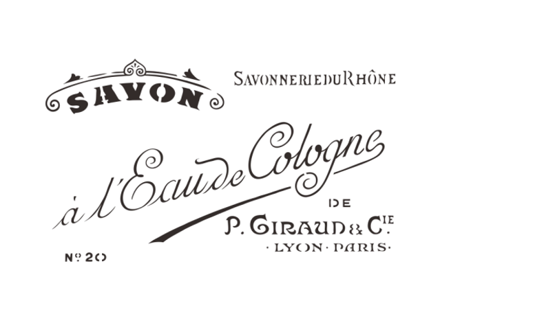 3D Stencil - Savon de Cologne re-useable