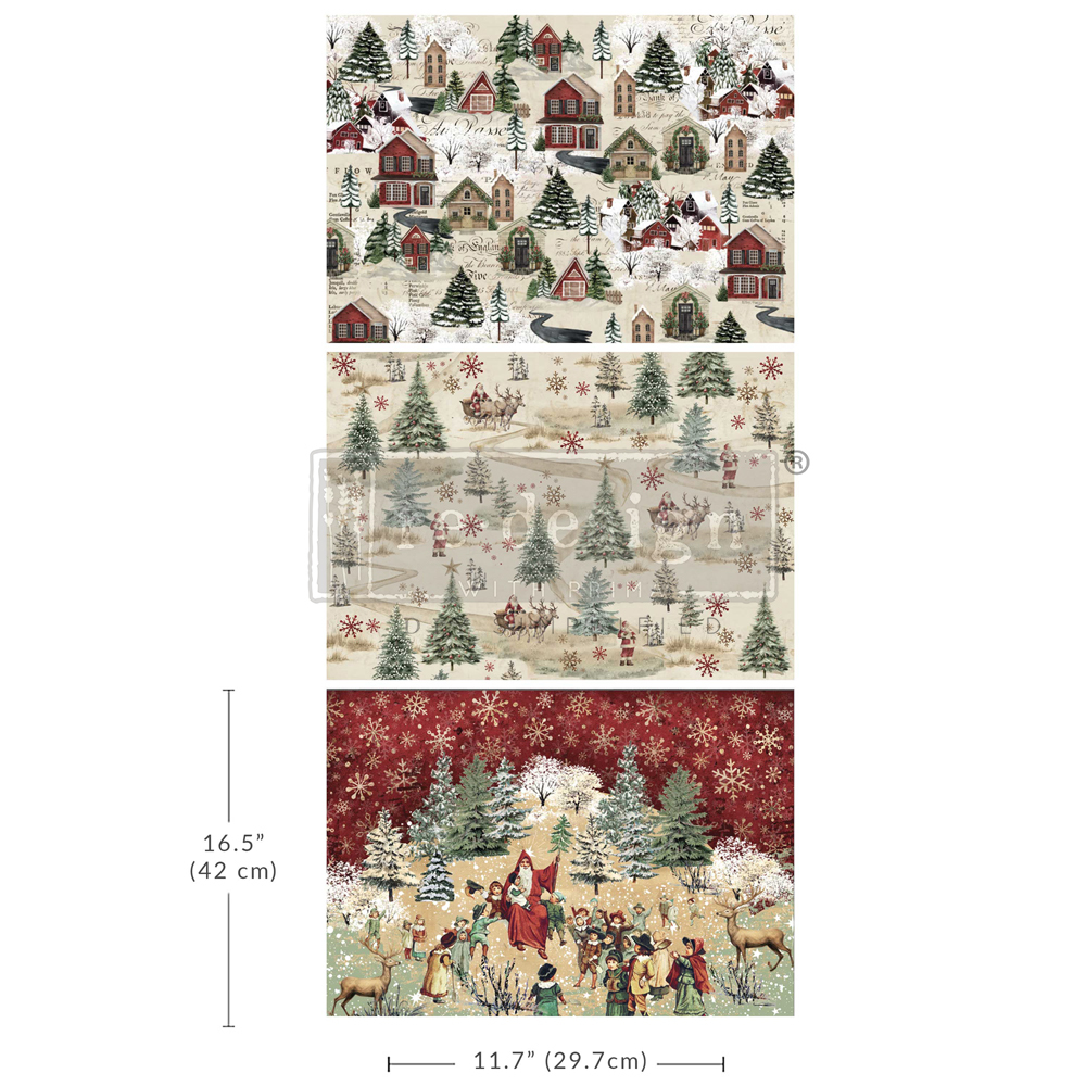 A3 Decoupage Fiber Pack - Whimsical Woodland