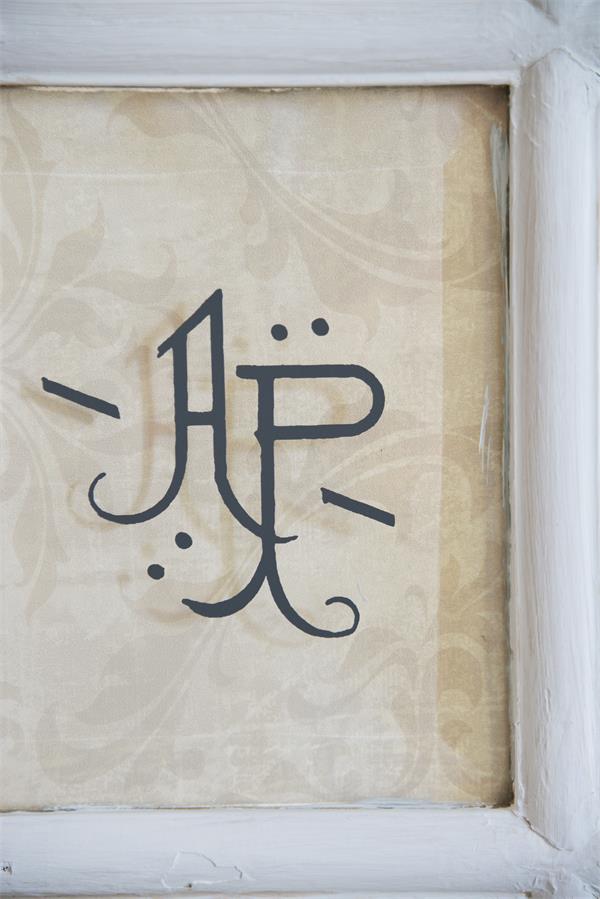 Stencil - Monogram AP - Self-adhesive