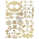 Redesign Gold Transfer - Gilded Baroque Scrollwork