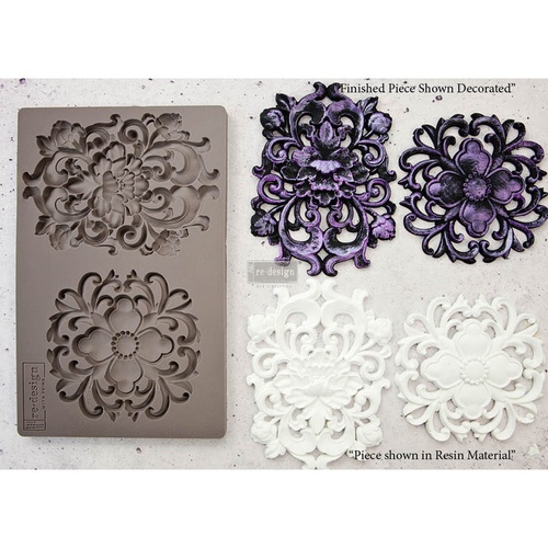 Redesign Décor Moulds® - Kingsbury Medallion - 1 pc, 12,7 cm x 20,32 cm, 8 mm thickness