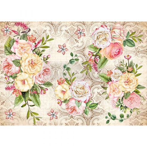 Redesign Decor Rice Paper - Amiable Roses