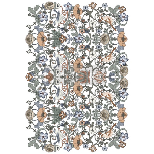 Redesign Décor Transfers® - Albery - Total sheet size 60,96 cm x 88,90 cm, cut into 3 sheets