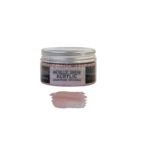 Redesign Metallic Sheen Paint - Blush Chrome - 1 jar, 100 ml