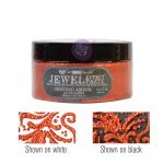 Art Extravagance - Jewel Texture Paste - Crushed Amber - 1 jar, 100ml 