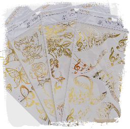 Hokus Pokus / Gold Foil Accent Transfers