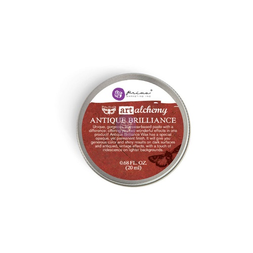 [655350964306] Art Alchemy - Antique Brilliance Wax - Fire Ruby - 1 tube, 20 ml