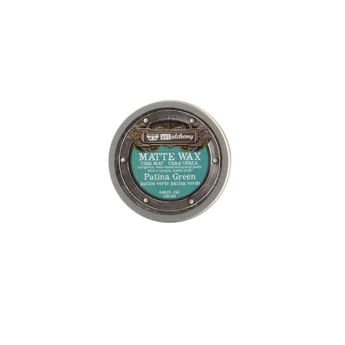 [655350967864] Art Alchemy - Matte Wax - Patina Green - 20 ml