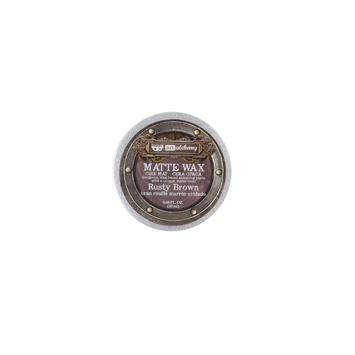 [655350967888] Art Alchemy - Matte Wax - Rusty Brown