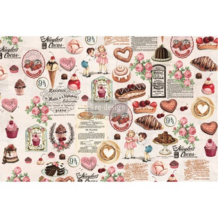 DÉCOUPAGE DÉCOR TISSUE PAPER - Super Decadent 19" x 30"