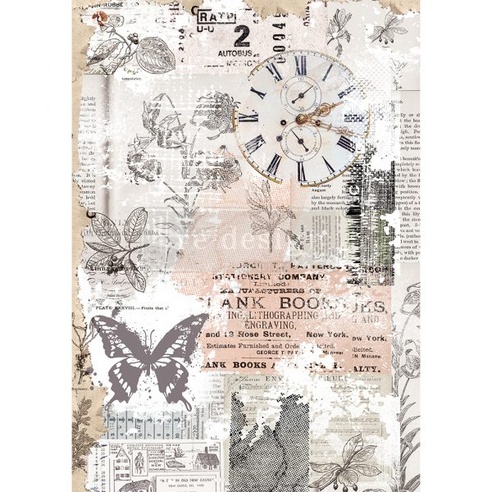 [655350651213] Redesign Decor Rice Paper - Herb's Memory
