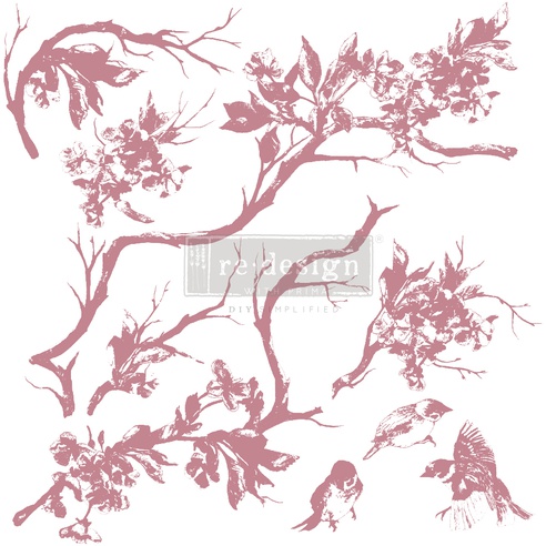 [655350650650] Redesign Decor Stamp - Forest Aviary