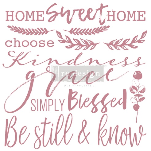 [655350652654] Redesign Decor Stamp - Inspired Words