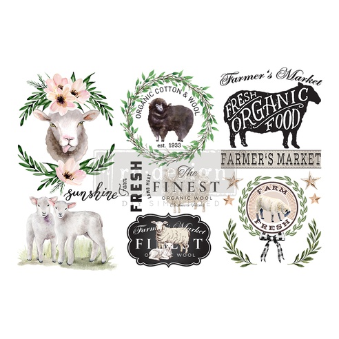 [655350653460] Redesign Decor Transfers® - Sweet Lamb