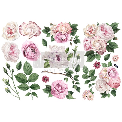 [655350653484] Redesign Decor Transfers® - Delicate Roses