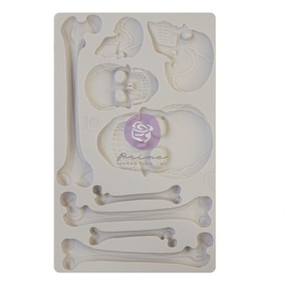 Finnabair - Moulds - Skull and Bones - 1 pc - 12,7 cm x 20,32 cm