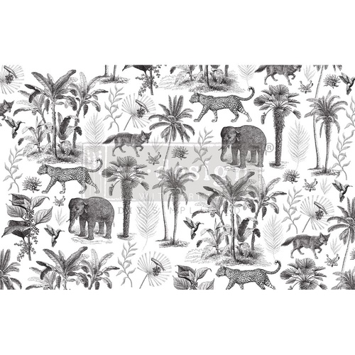 [655350655716] Découpage Décor Tissue Paper - Wild Savanna - 1 sheet, 48,25 cm x 76,20 cm