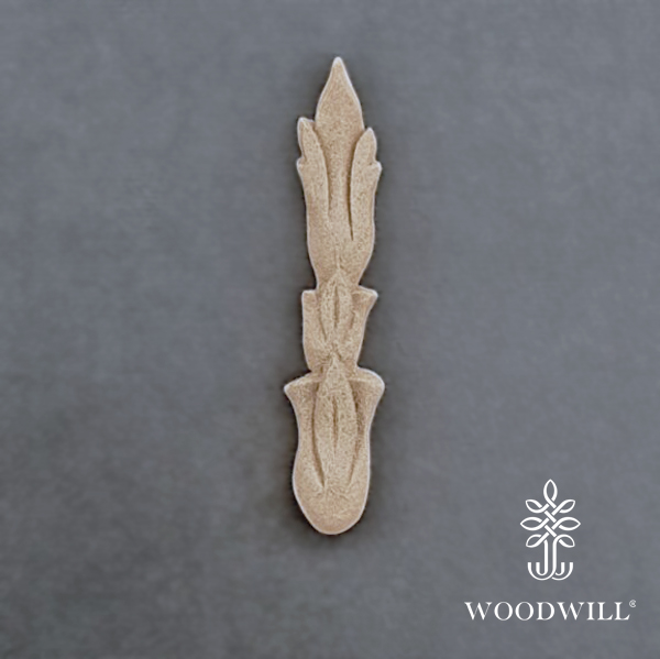 [800123] Wood Carved Decorative Column / Pillar 7 cm x 1 cm