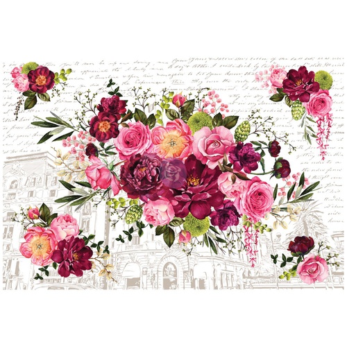 [655350640644] Redesign Décor Transfers® - Royal Burgundy - size 111,76 cm x 76,20 cm