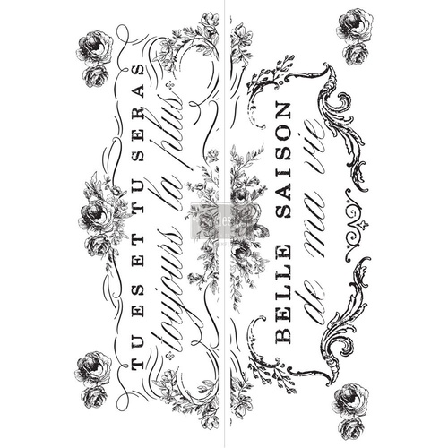 [655350640804] Redesign Décor Transfers® - Beauty of Life - size 55,88 cm x 83,82 cm